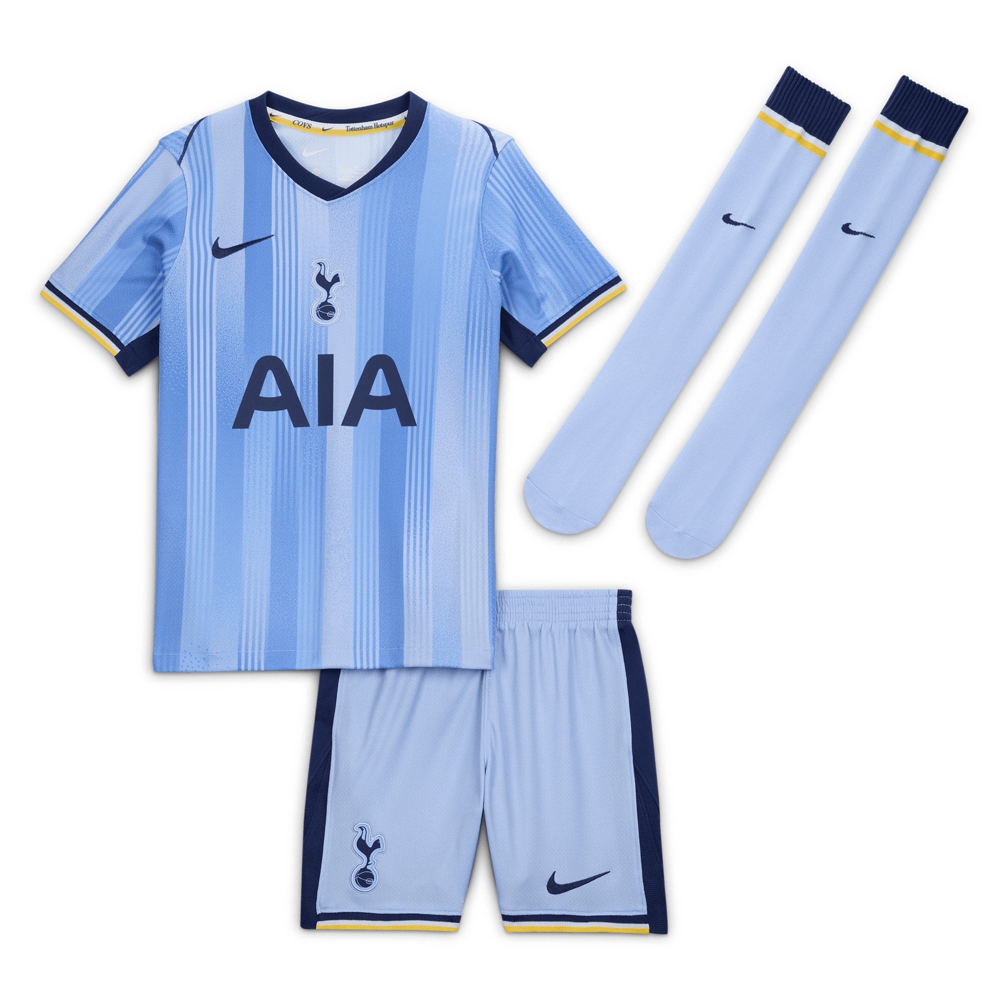 Tottenham Hotspur Away Stadium Mini Kit 2024-25 - Little Kids Customized Soccer Shirt