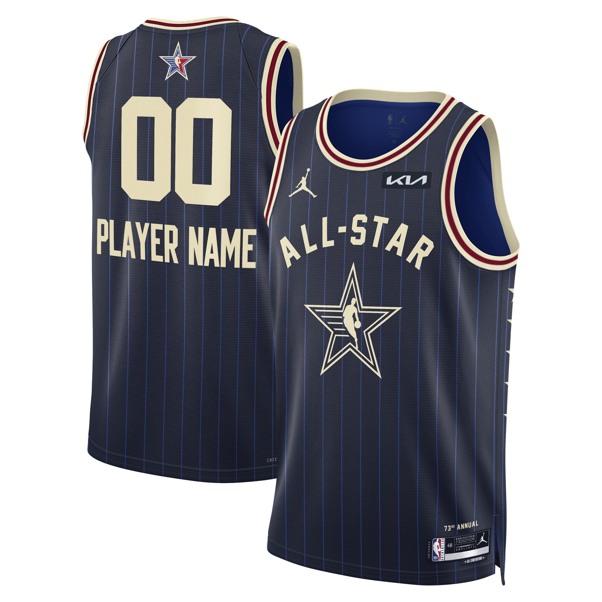 Unisex 2024 NBA All-Star Game Swingman customized Shirt - Navy