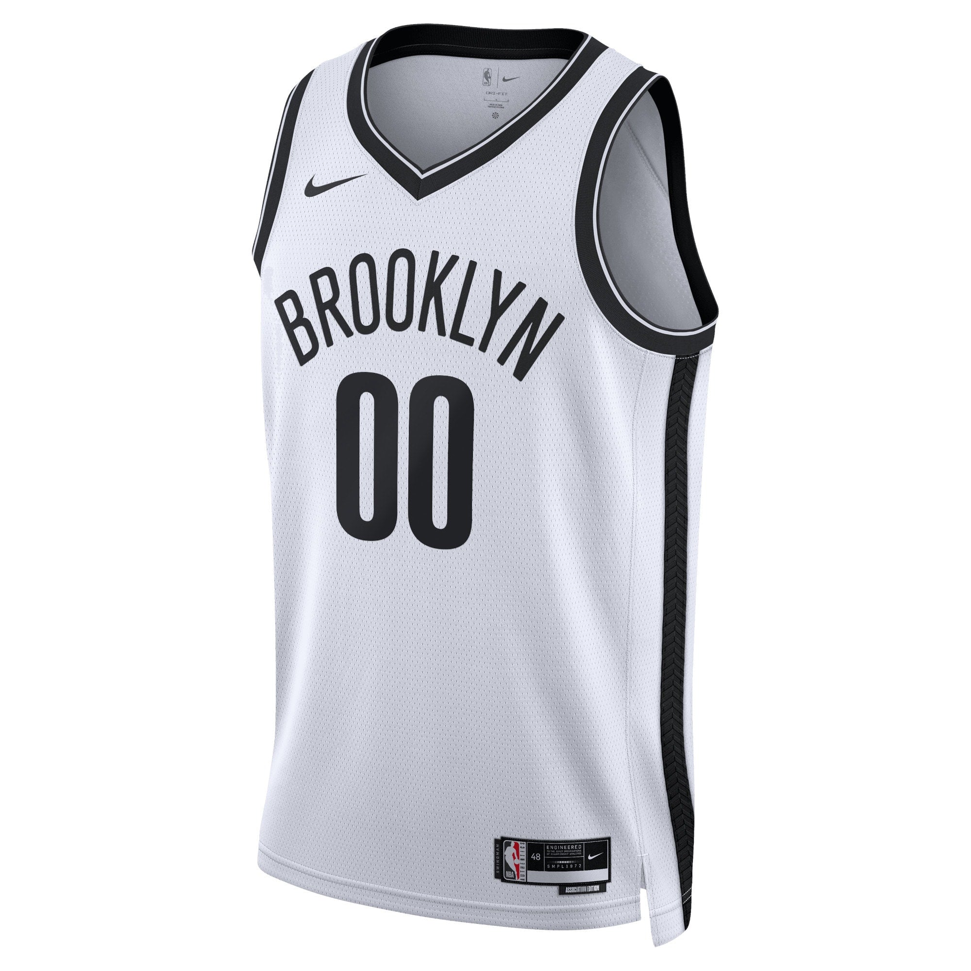 Brooklyn Nets Unisex Swingman customized Shirt White - Association Edition