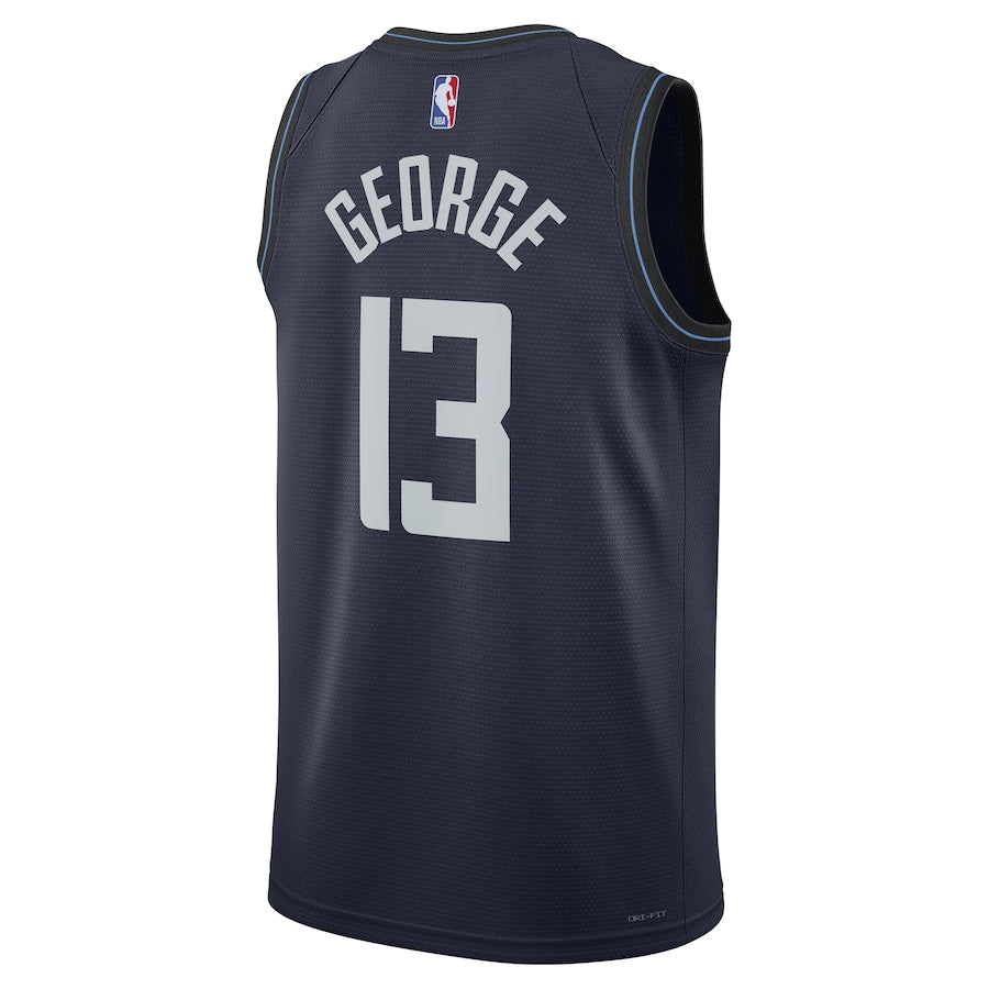 Paul George LA Clippers  Unisex 2023/24 Swingman Shirt - Navy - City Edition