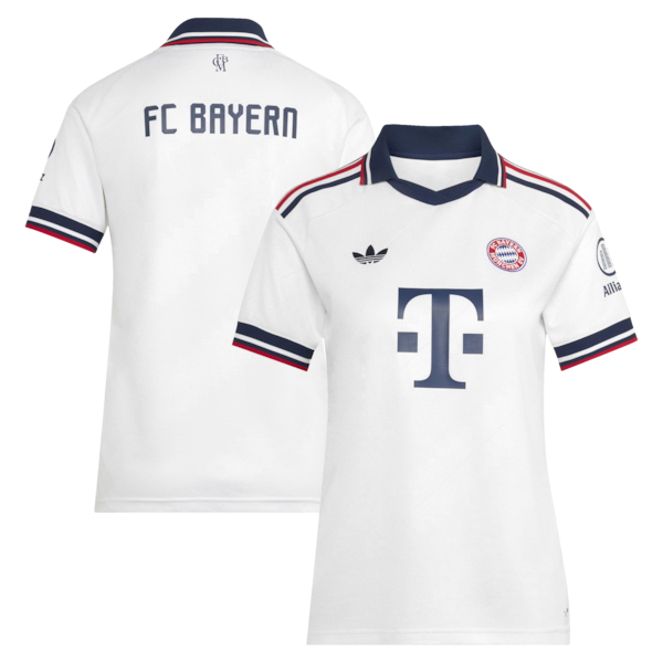 Bayern Munich adidas Women's 2026/27 Away Replica Jersey - White