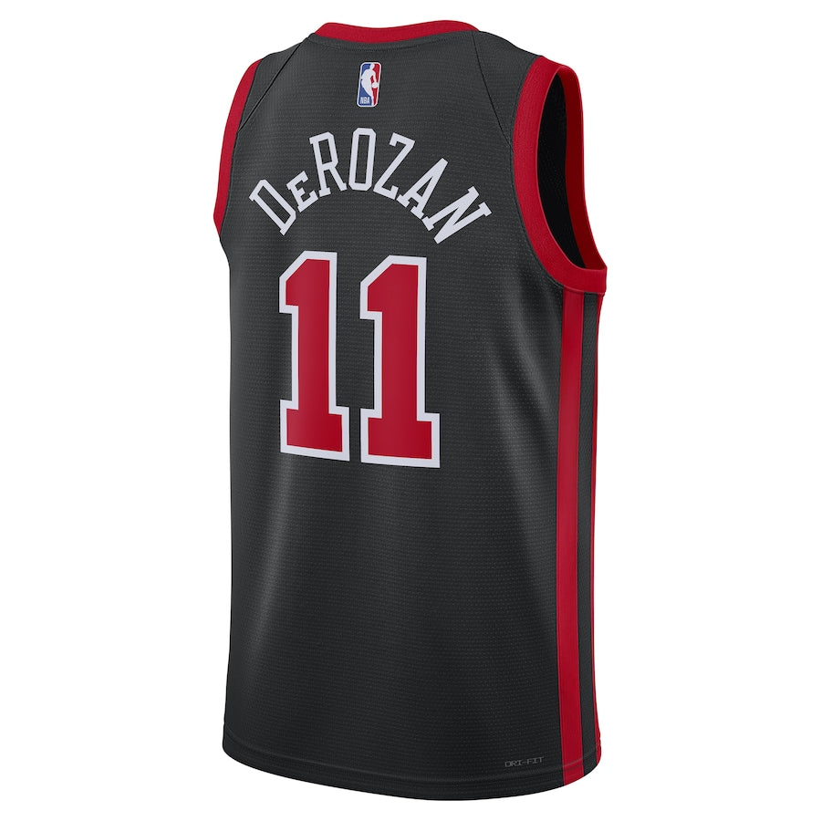 DeMar DeRozan Chicago Bulls  Unisex 2023/24 Swingman Shirt - Black - City Edition