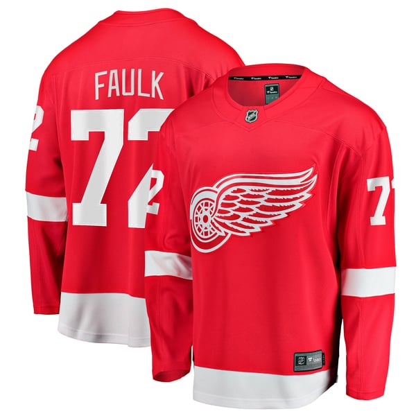 Hygo Shirts Justin Faulk Detroit Red Wings Fanatics Jersey
