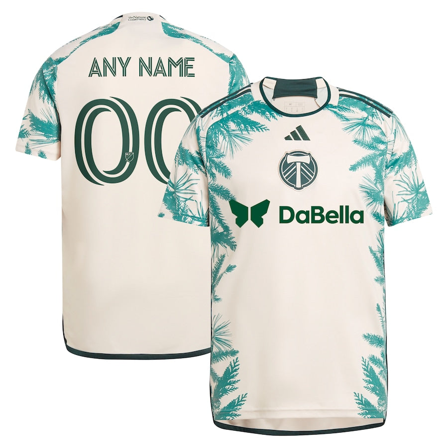 Portland Timbers  2024 Nature Unites Customized Soccer Shirt – Tan