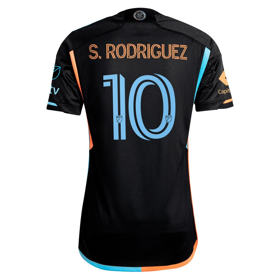 Santiago Rodríguez New York City FC  2024 24/7 Kit Authentic Player Soccer Shirt – Black