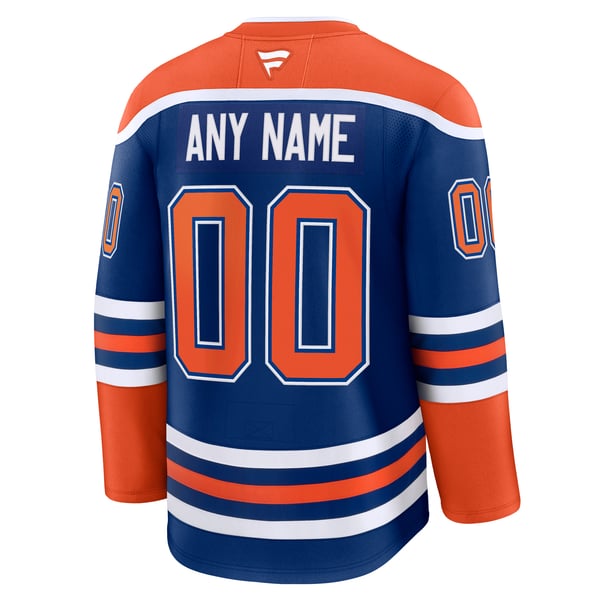 Hygo Shirts Edmonton Oilers Fanatics Home Premium Jersey Royal
