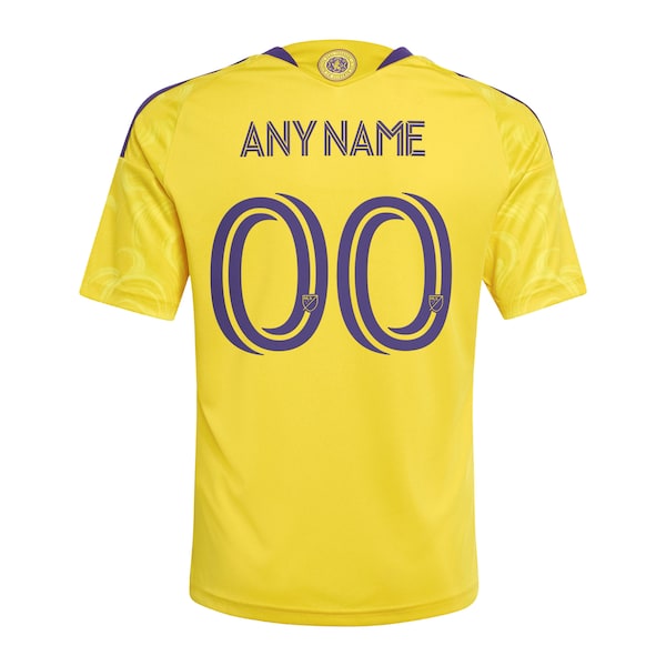 Adidas Orlando City SC Youth 2026 Sunken Treasure Kit Replica Custom Jersey Gold