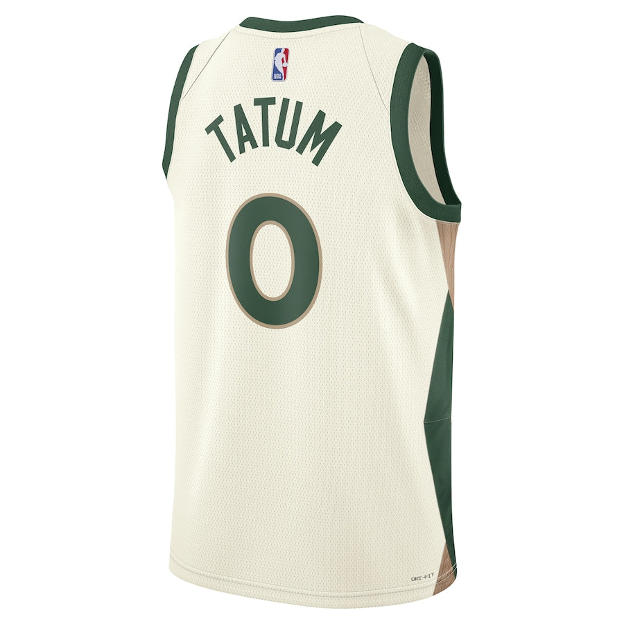Jayson Tatum Boston Celtics  Unisex 2023/24 Swingman Shirt - White - City Edition