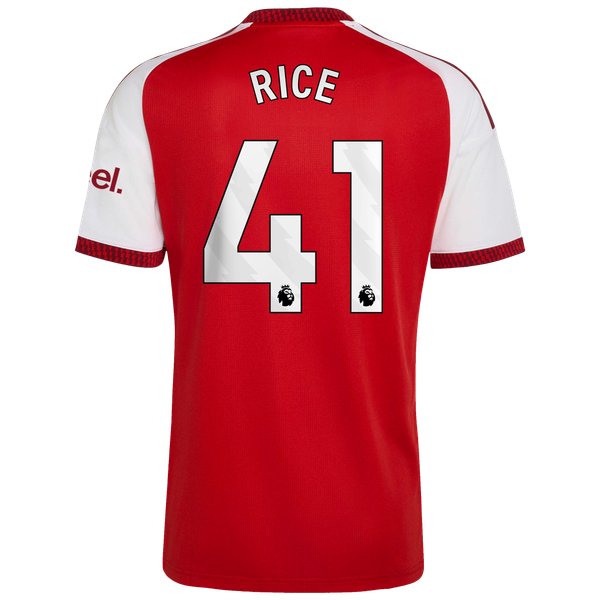 Declan Rice Arsenal adidas 2026/27 Home Replica Jersey - Red