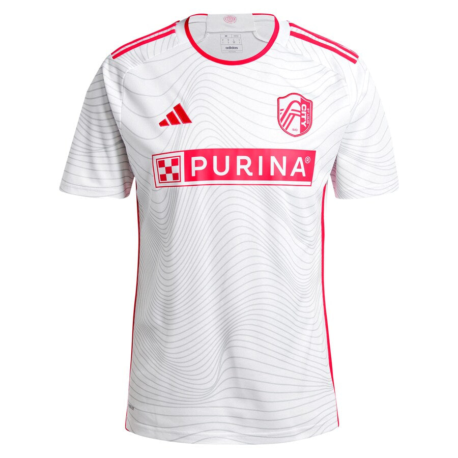 Eduard Löwen St. Louis City SC  2024 The Confluence Kit Player Soccer Shirt - White