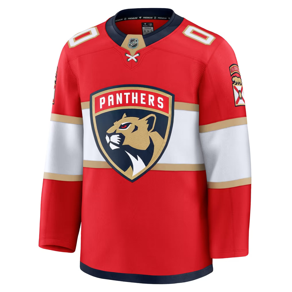 Hygo Shirts Florida Panthers Fanatics Home Premium Custom Jersey Red