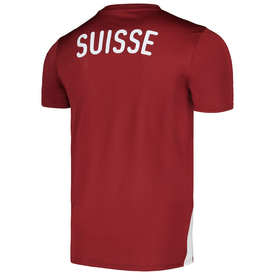 Switzerland National Team  2024 Pre-Match Soccer Shirt - Red
