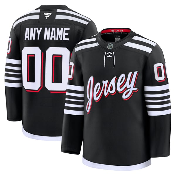 Hygo Shirts New Jersey Devils Fanatics Alternate Premium Jersey - Black