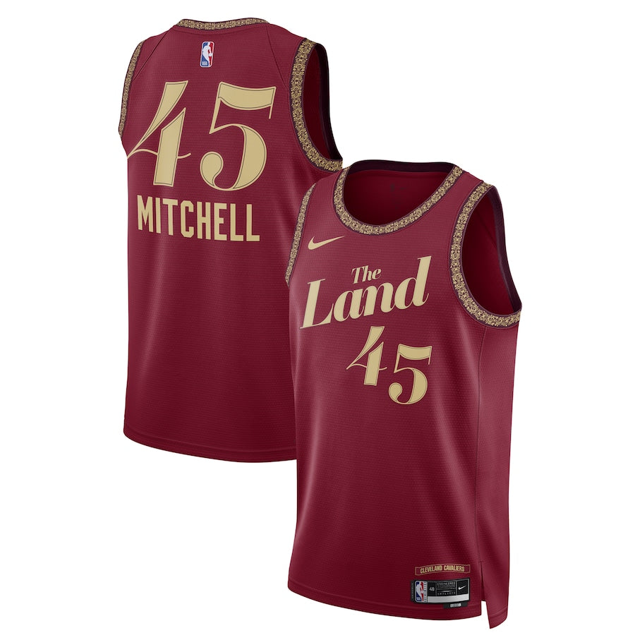 Donovan Mitchell Cleveland Cavaliers  Unisex 2023/24 Swingman Shirt - Wine - City Edition