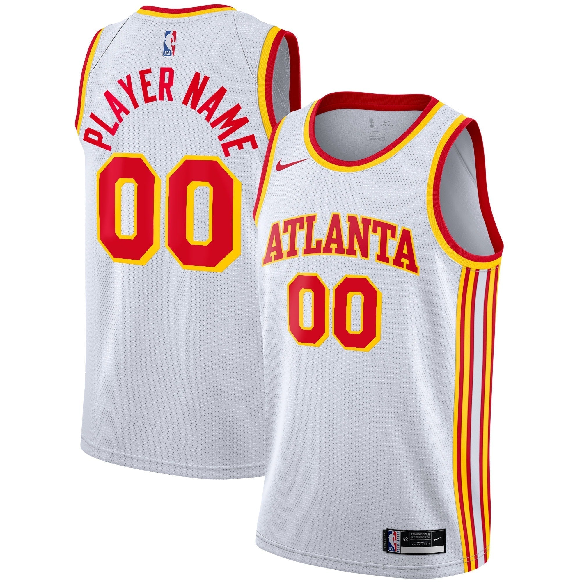 Atlanta Hawks  2020/21 Swingman customized Shirt - Association Edition - White