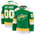 Hygo Shirts Fanatics Minnesota Wild Alternate Premium Custom Jersey - Green