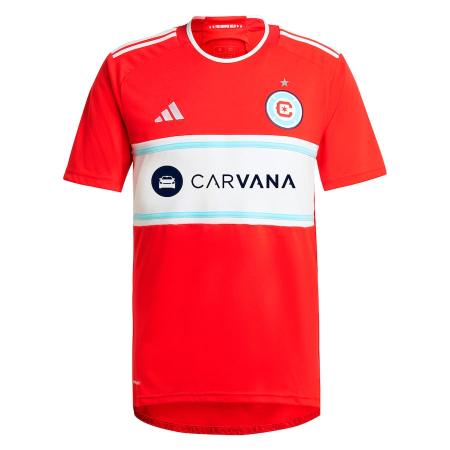 Chris Brady Chicago Fire  2024 Return To Red Player Soccer Shirt – Red