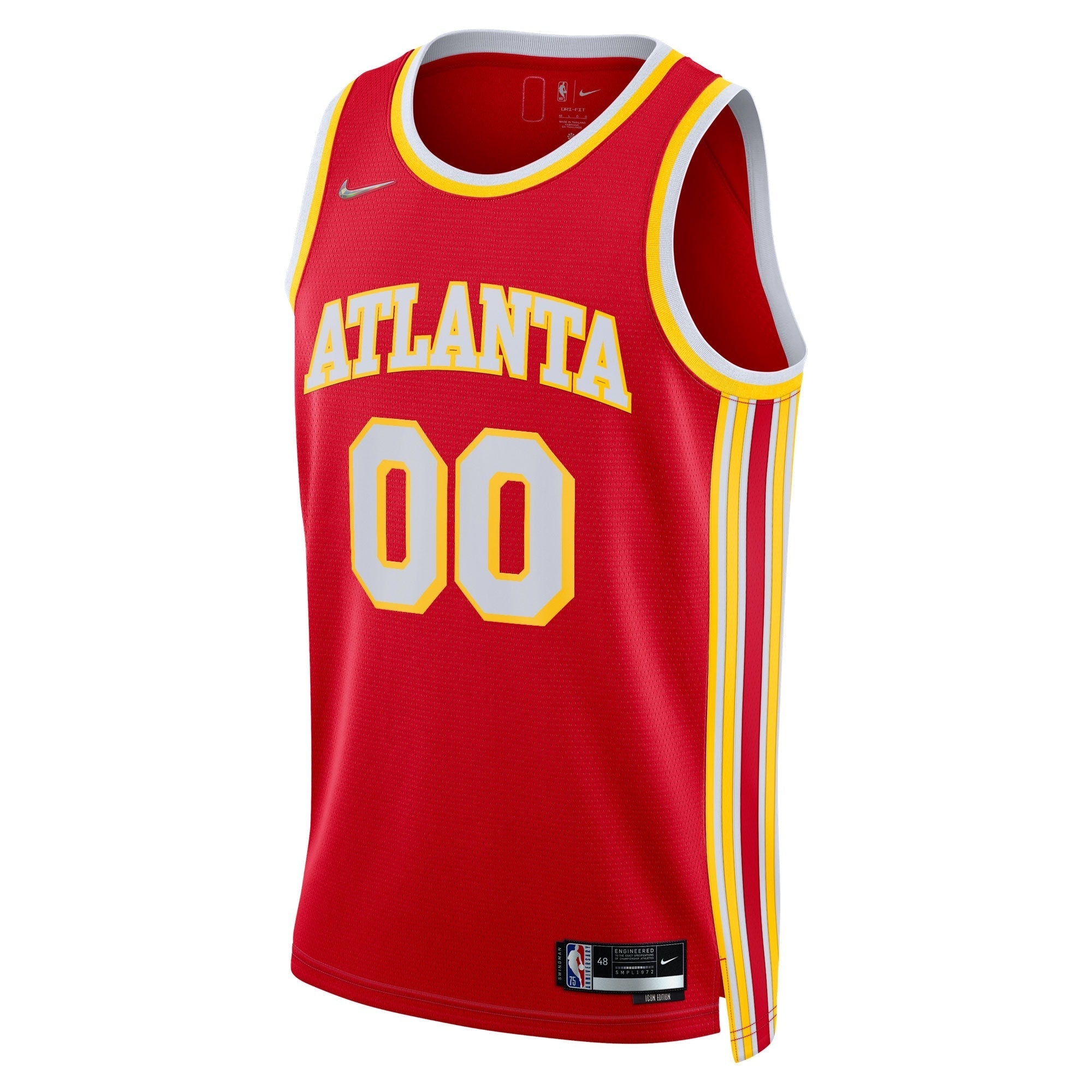 Atlanta Hawks  2021/22 Diamond Swingman customized Shirt - Icon Edition - Red