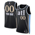 Atlanta Hawks  Unisex 2023/24 customized Swingman Shirt - Black - City Edition