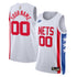 Brooklyn Nets  Unisex 2022/23 customized Swingman Shirt - Classic Edition - White