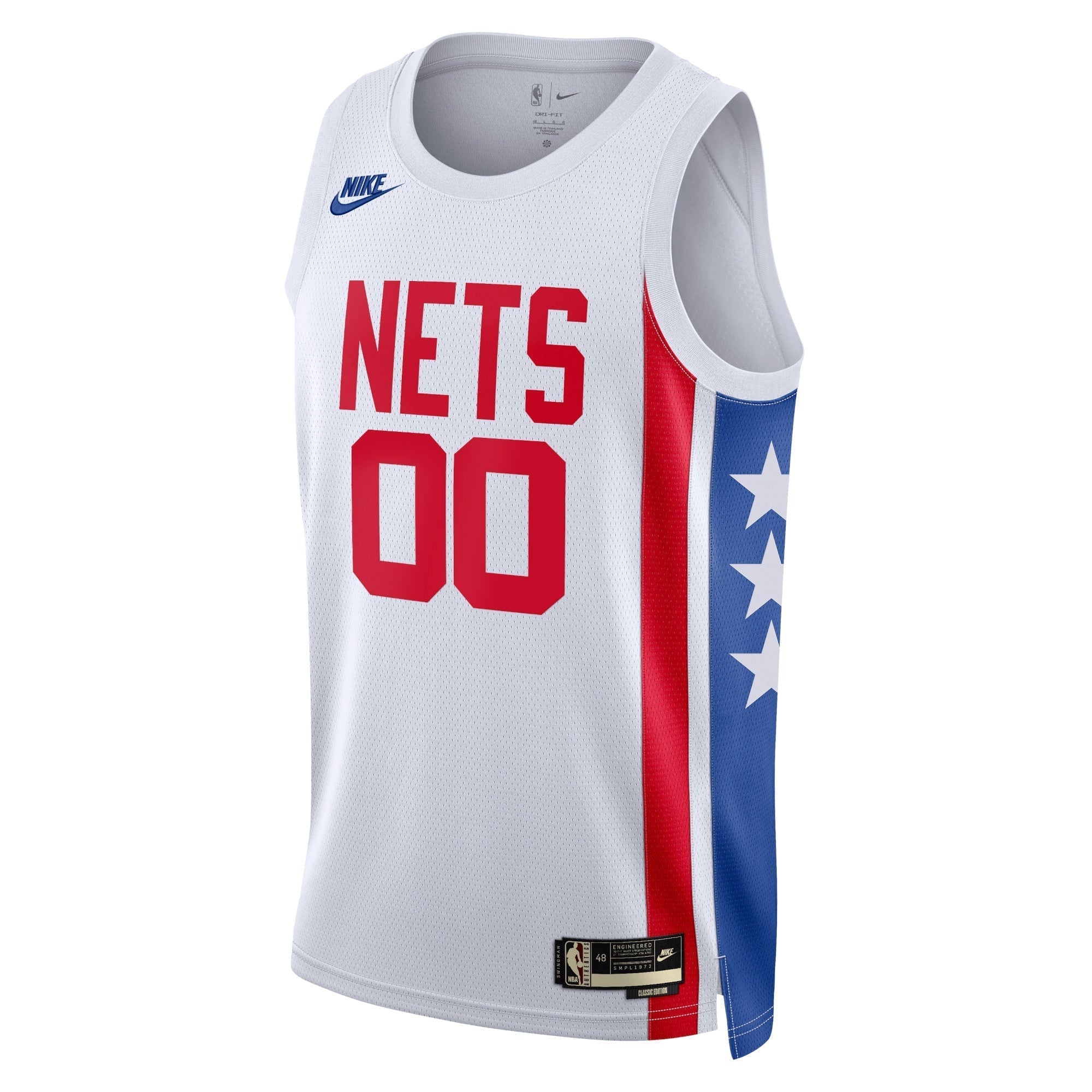 Brooklyn Nets  Unisex 2022/23 customized Swingman Shirt - Classic Edition - White