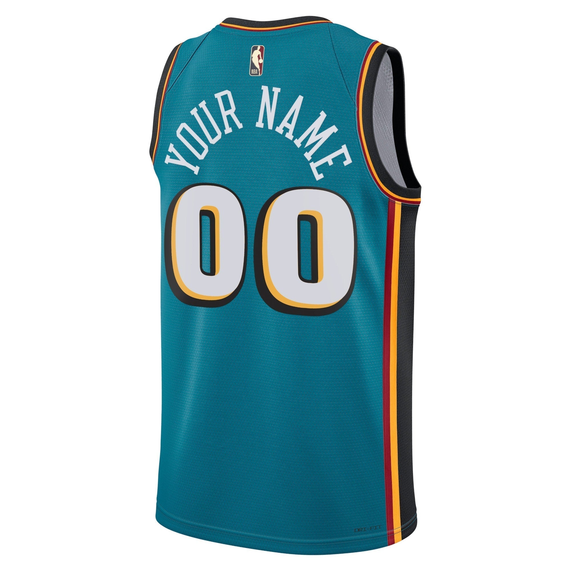Detroit Pistons  Unisex 2022/23 customized Swingman Shirt - Classic Edition - Teal