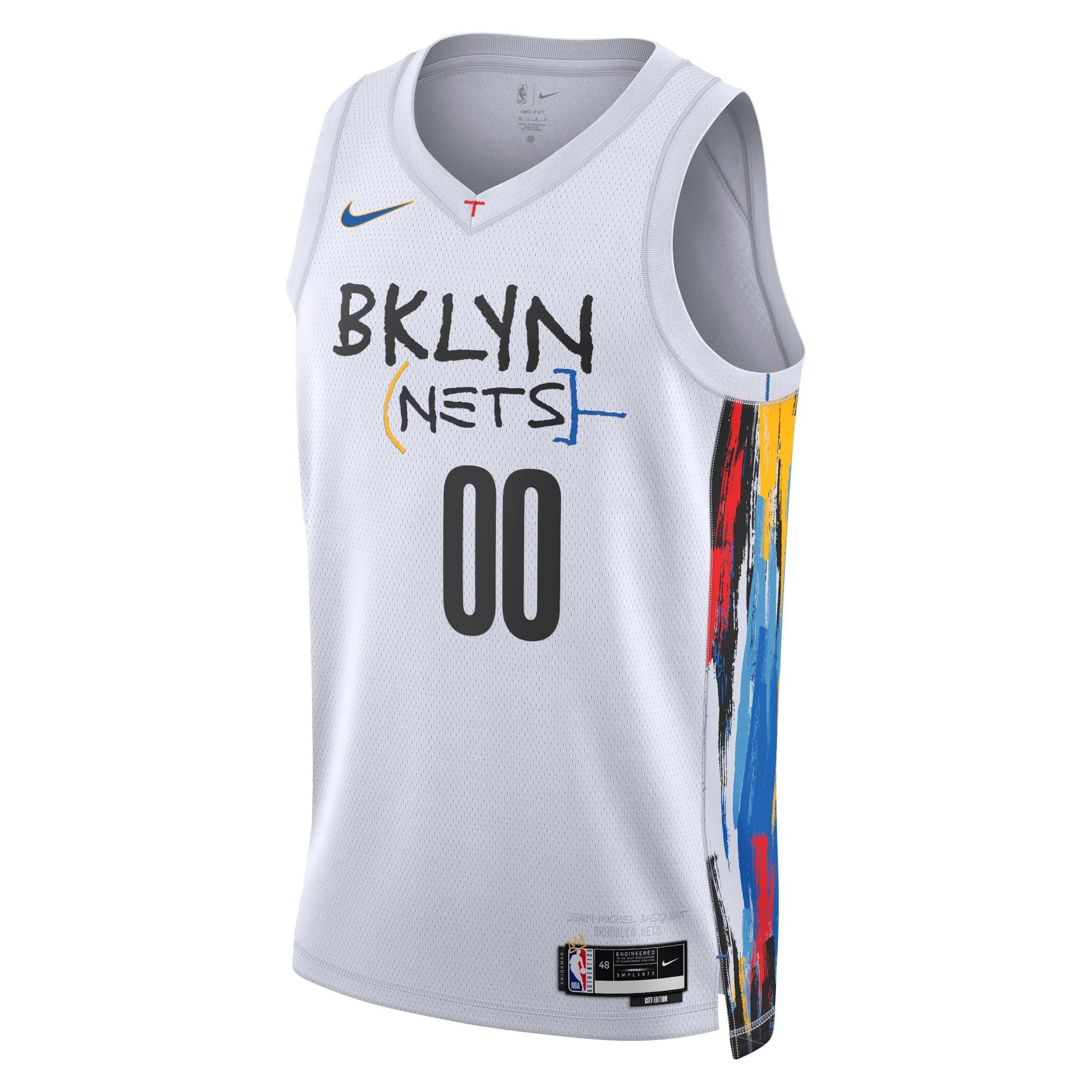 Brooklyn Nets  Unisex 2022/23 Swingman customized Shirt - City Edition - White