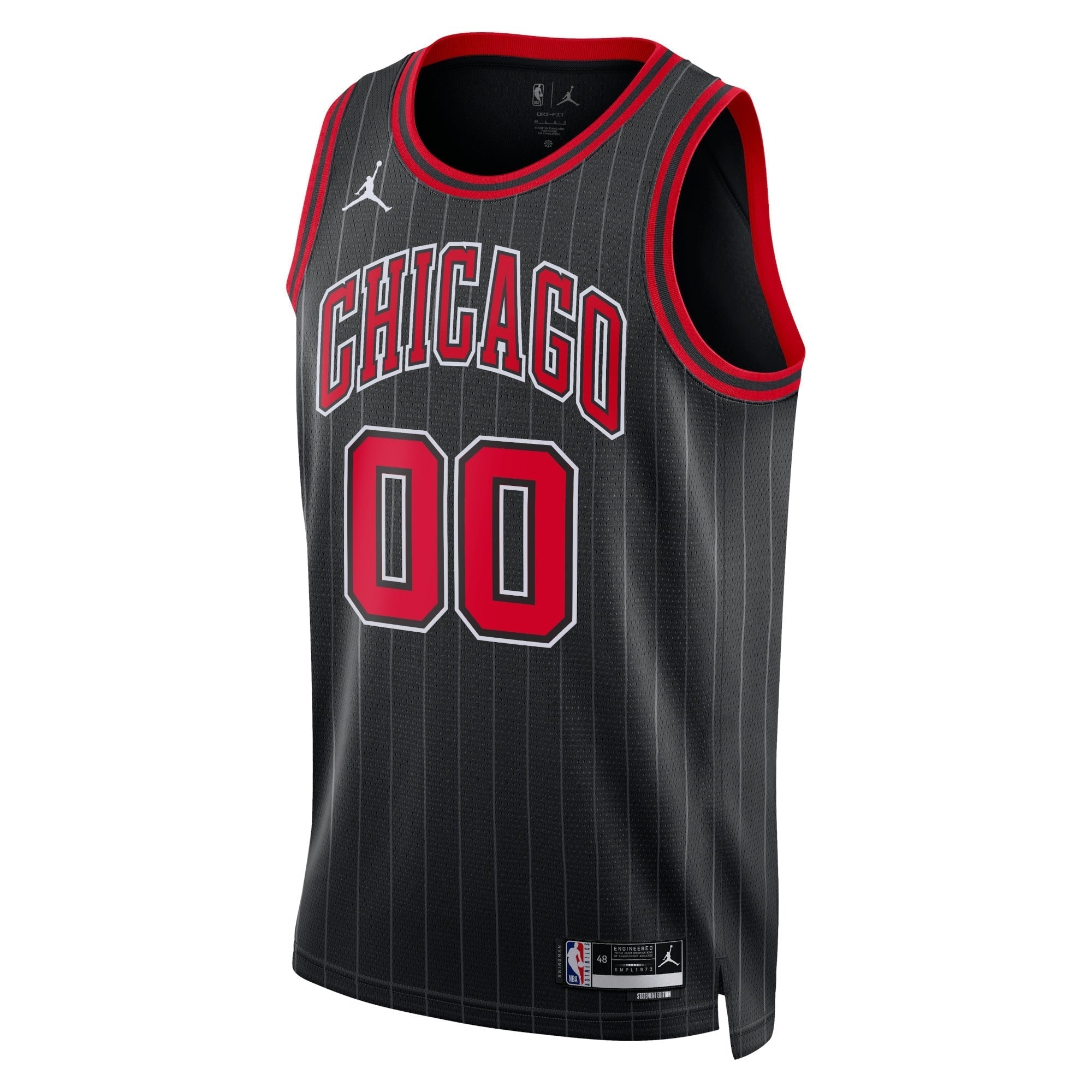 Chicago Bulls Jordan Brand Unisex 2022/23 Swingman customized Shirt - Statement Edition - Black