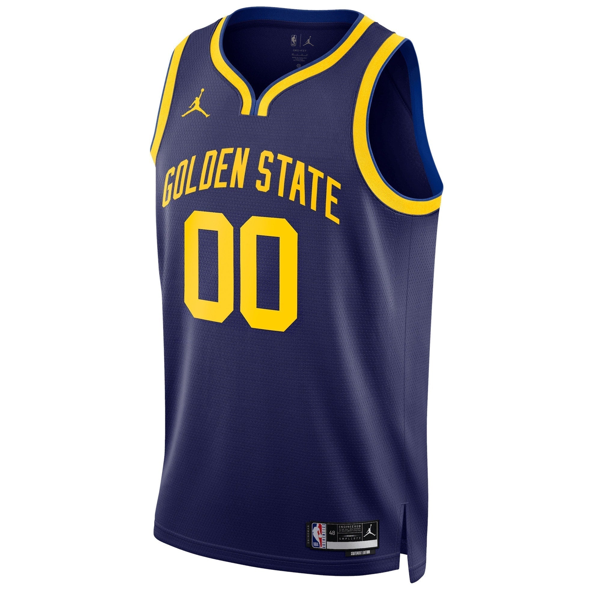 Golden State Warriors Jordan Brand Unisex 2022/23 Swingman customized Shirt - Statement Edition - Blue