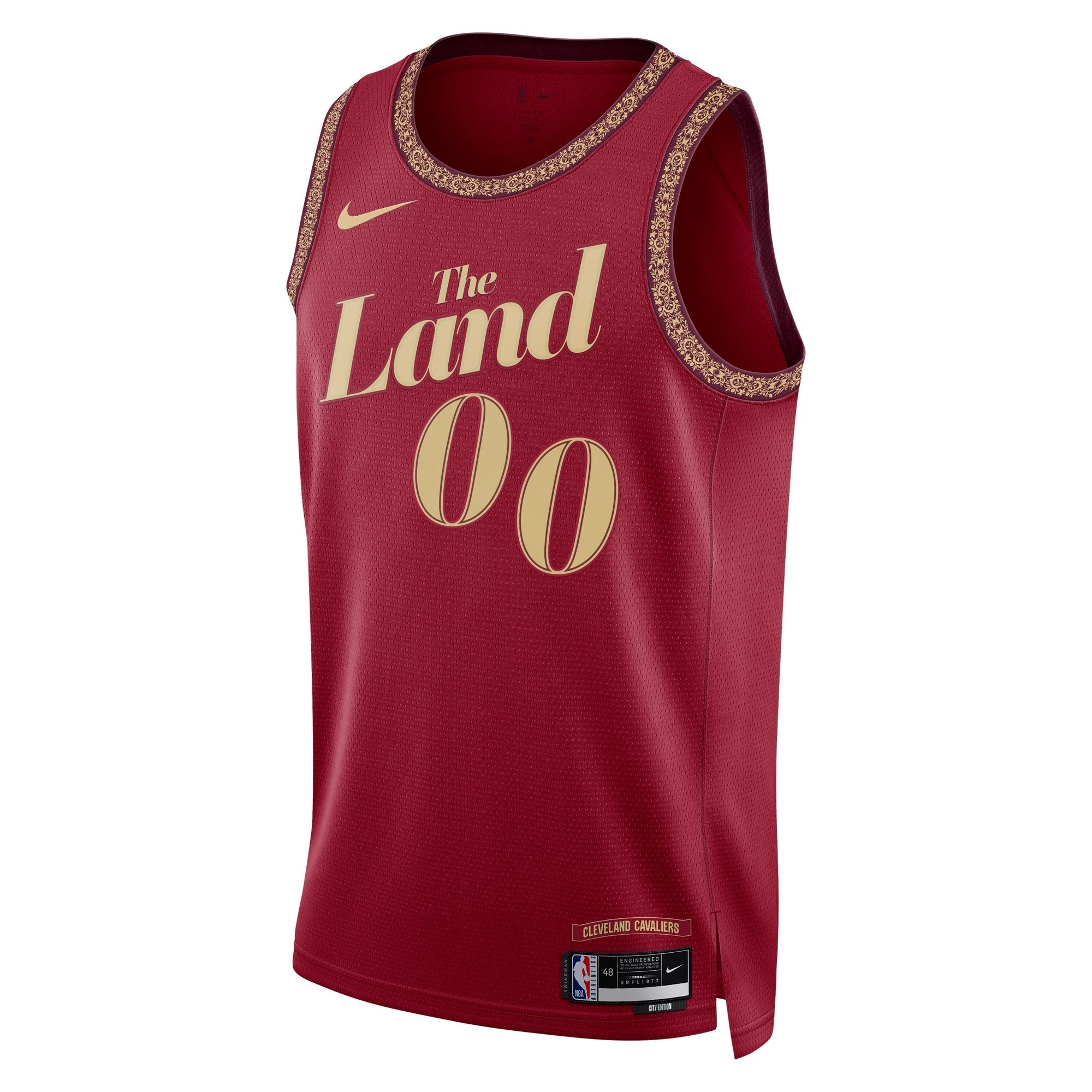 Cleveland Cavaliers  Unisex 2023/24 customized Swingman Shirt - Wine - City Edition
