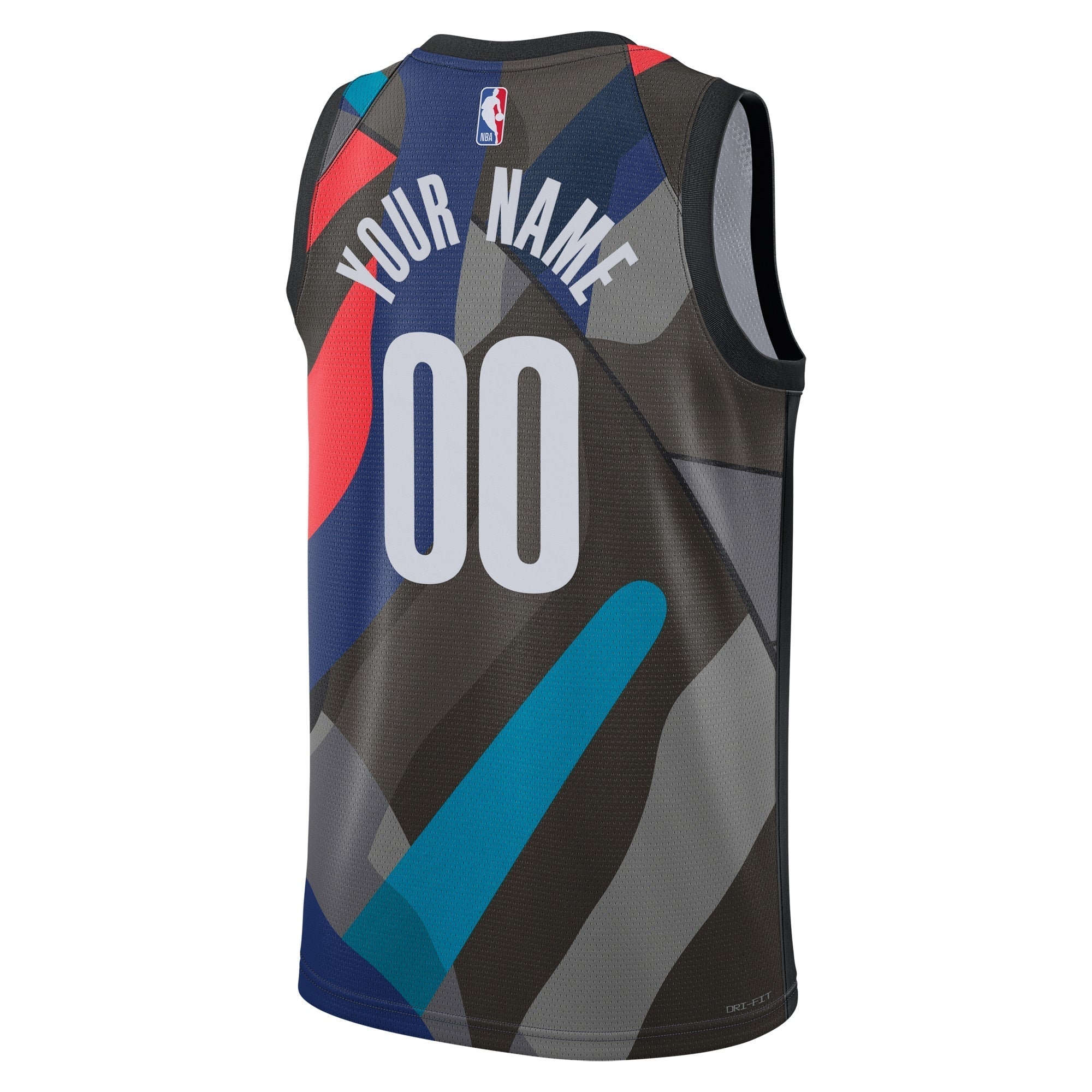 Brooklyn Nets  Unisex 2023/24 customized Swingman Shirt - Black - City Edition