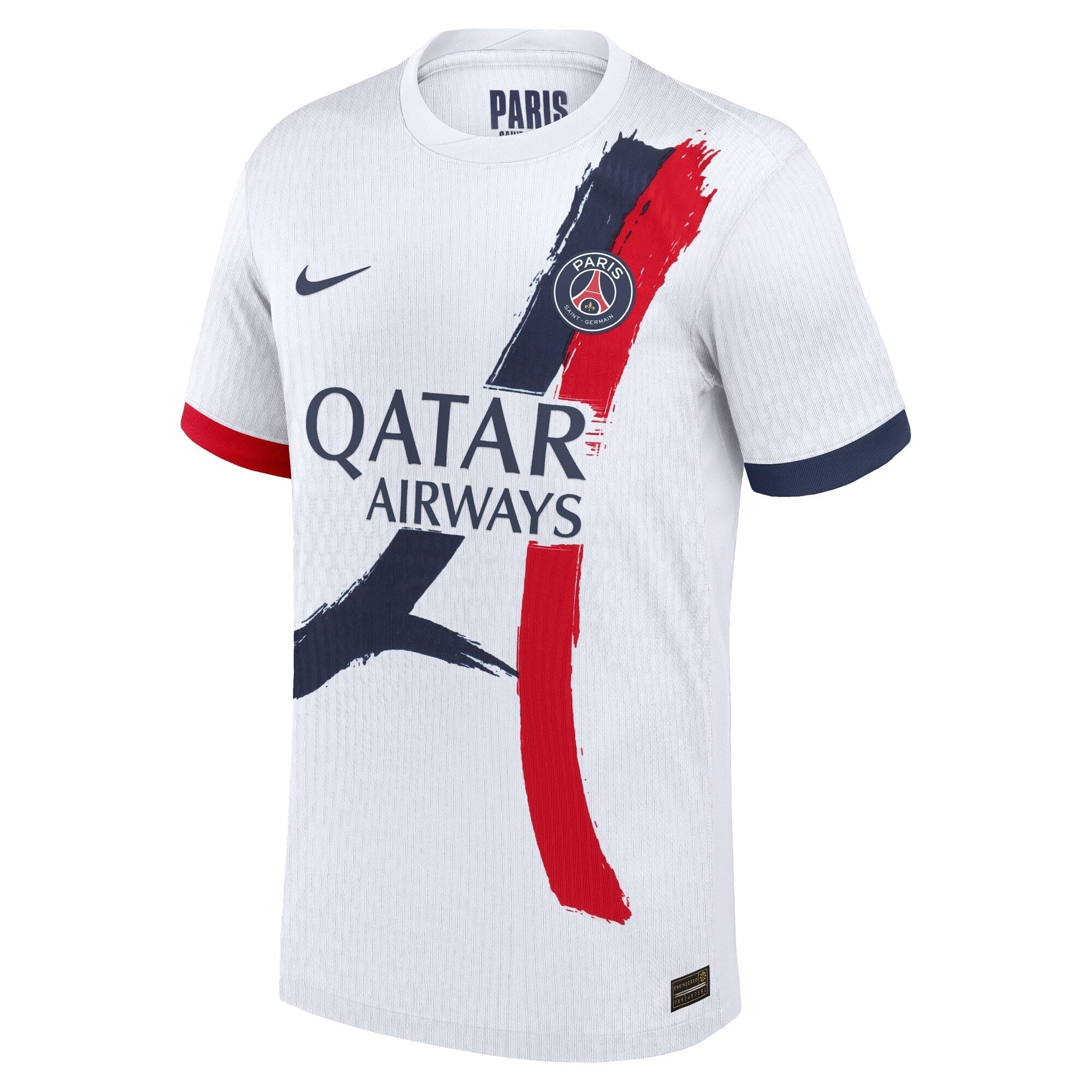 Paris Saint-Germain 2024/25 Away Custom Soccer Shirt - White