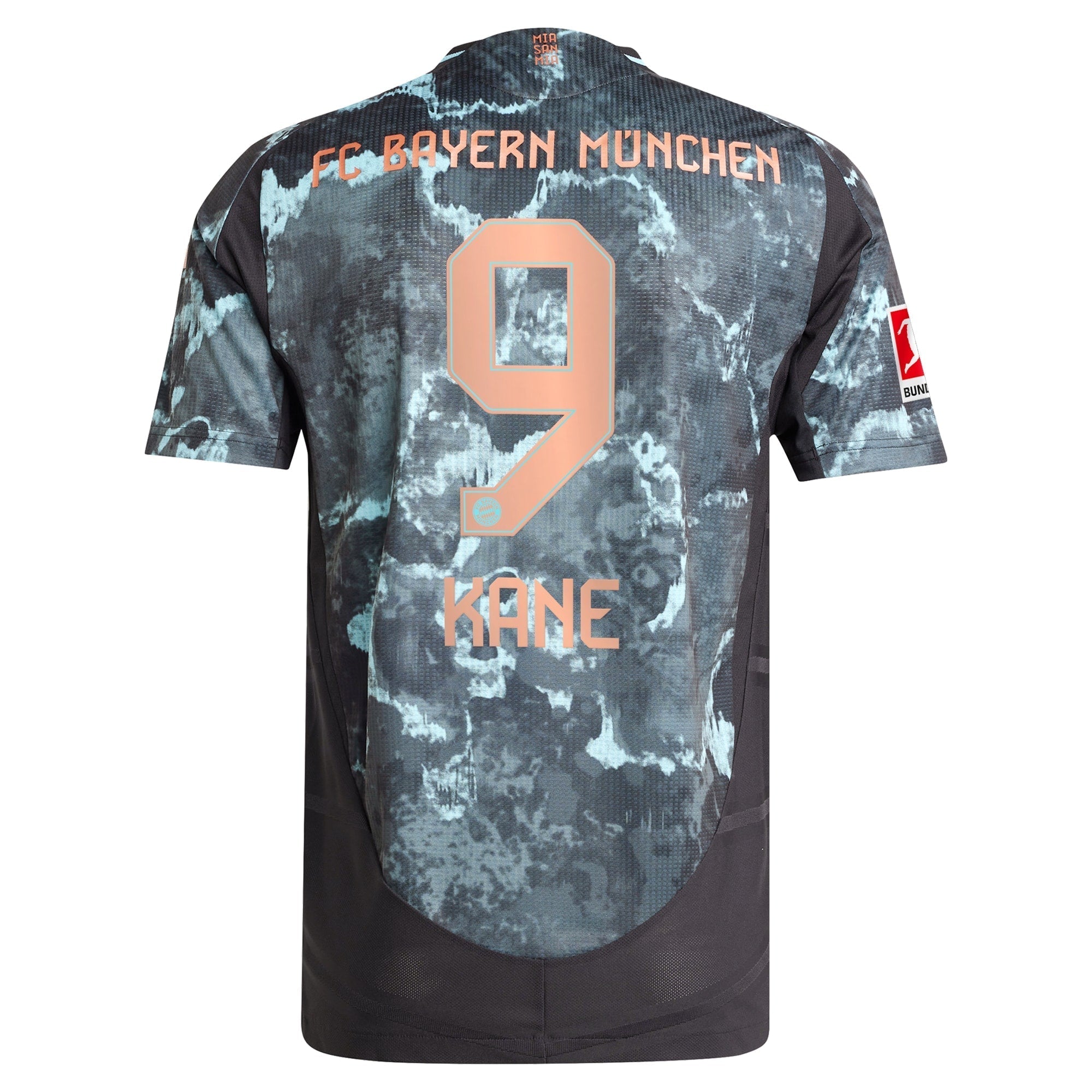 Harry Kane Bayern Munich 2024/25 Away Player Soccer Shirt - Black