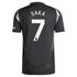 Bukayo Saka Arsenal 2024/25 Away Player Soccer Shirt - Black
