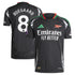 Martin Odegaard Arsenal 2024/25 Away Player Soccer Shirt - Black