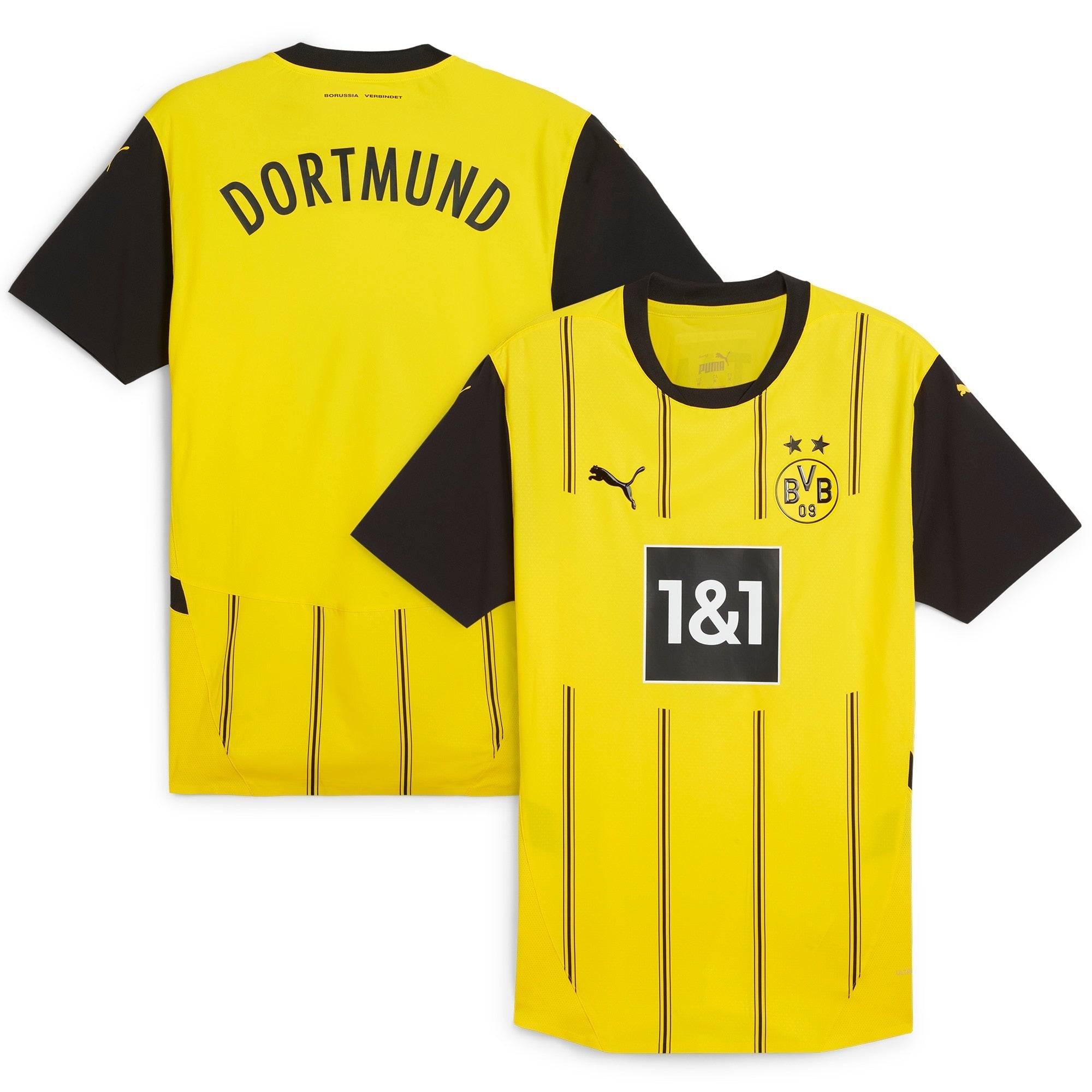 Borussia Dortmund  2024/2025 Home Customized Soccer Shirt - Yellow
