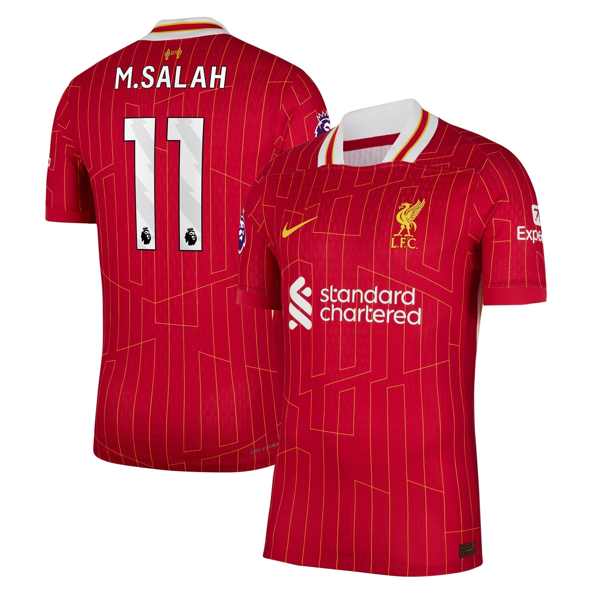 Mohamed Salah Liverpool 2024/2025 Home Player Soccer Shirt – Red