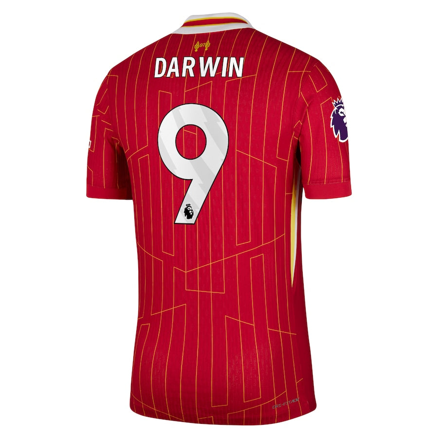 Darwin Núñez Liverpool 2024/2025 Home Player Soccer Shirt – Red