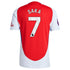 Bukayo Saka Arsenal  2024/2025 Home Player Soccer Shirt – Red