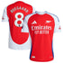 Martin Odegaard Arsenal  2024/2025 Home Player Soccer Shirt – Red