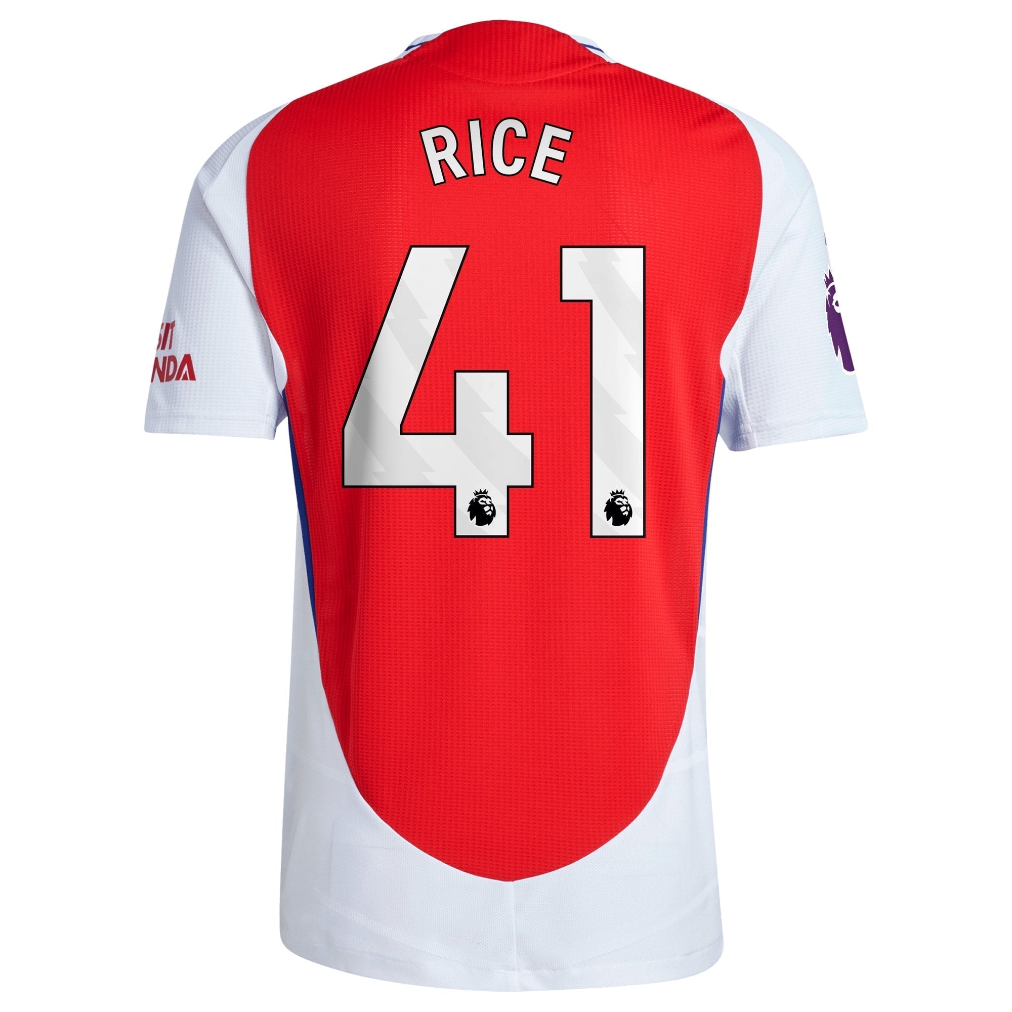 Declan Rice Arsenal  2024/2025 Home Player Soccer Shirt – Red