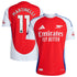 Gabriel Martinelli Arsenal  2024/2025 Home Player Soccer Shirt – Red