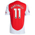 Gabriel Martinelli Arsenal  2024/2025 Home Player Soccer Shirt – Red