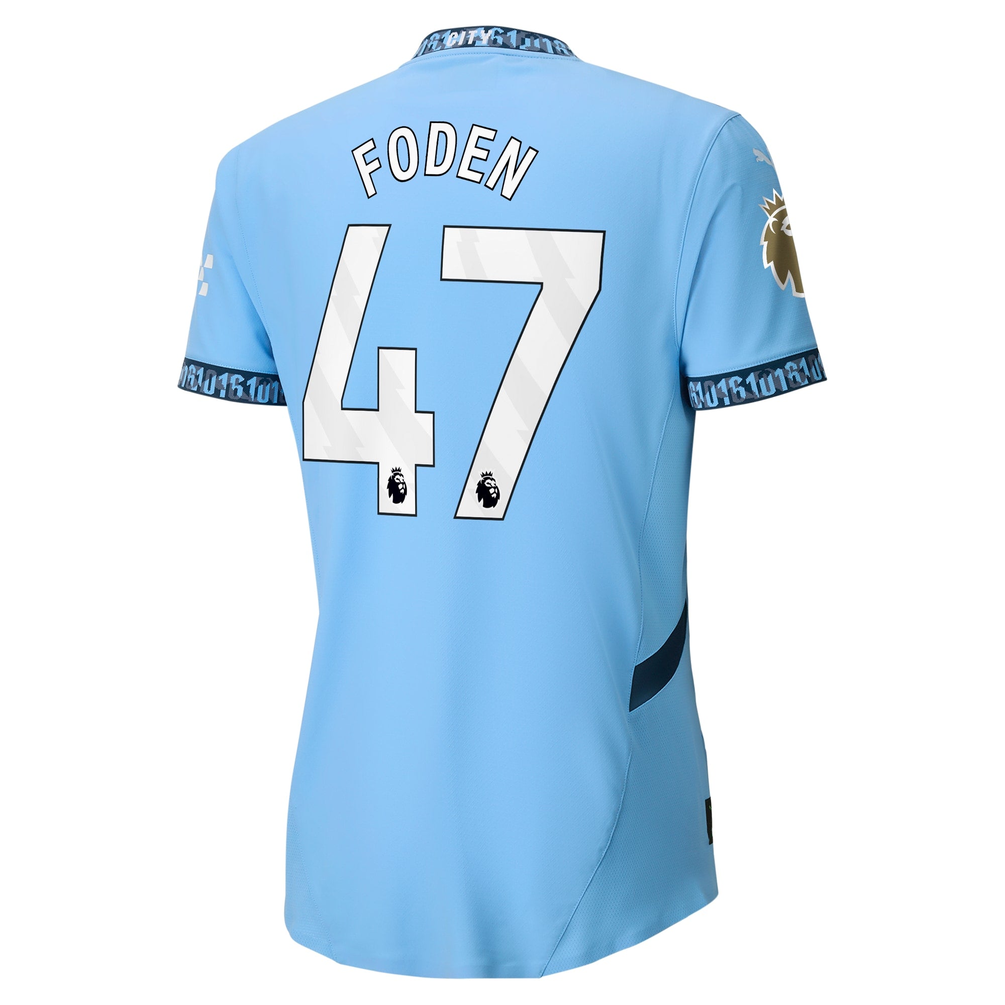 Phil Foden Manchester City  2024/2025 Home Player Soccer Shirt - Light Blue