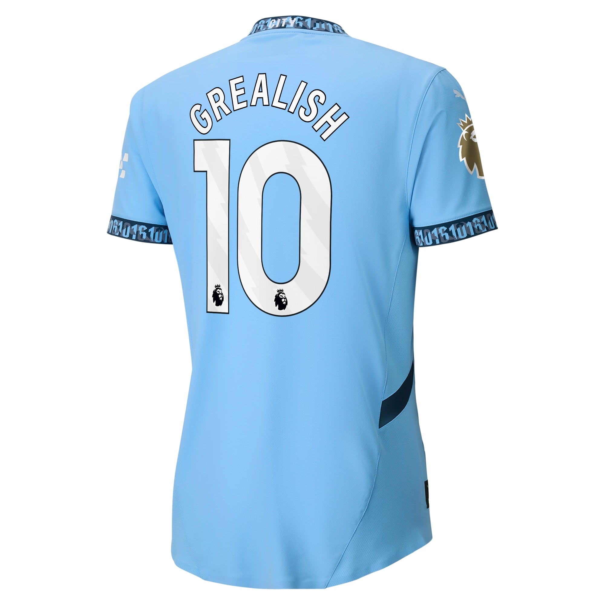 Jack Grealish Manchester City  2024/2025 Home Player Soccer Shirt - Light Blue