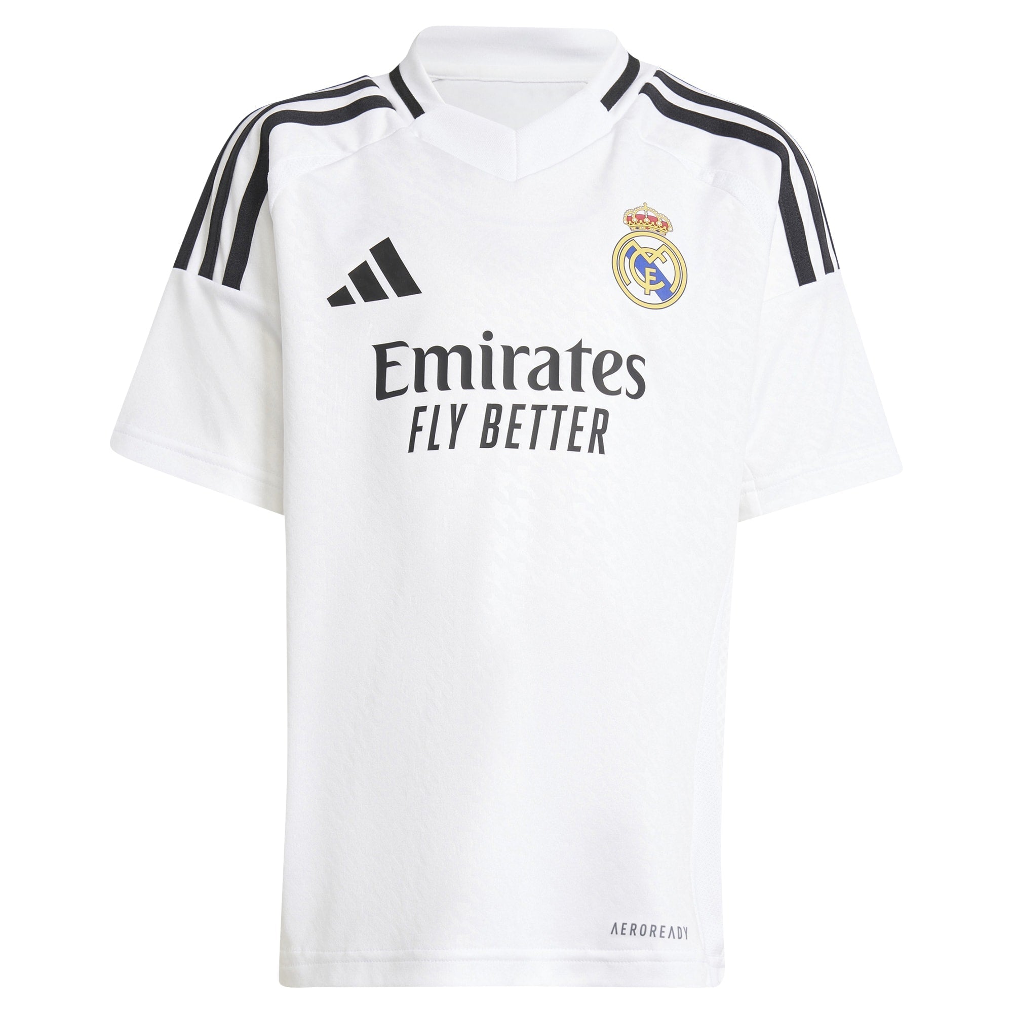 Real Madrid  Toddler 2024/2025 Home Mini Kit Customized Soccer Shirt - White