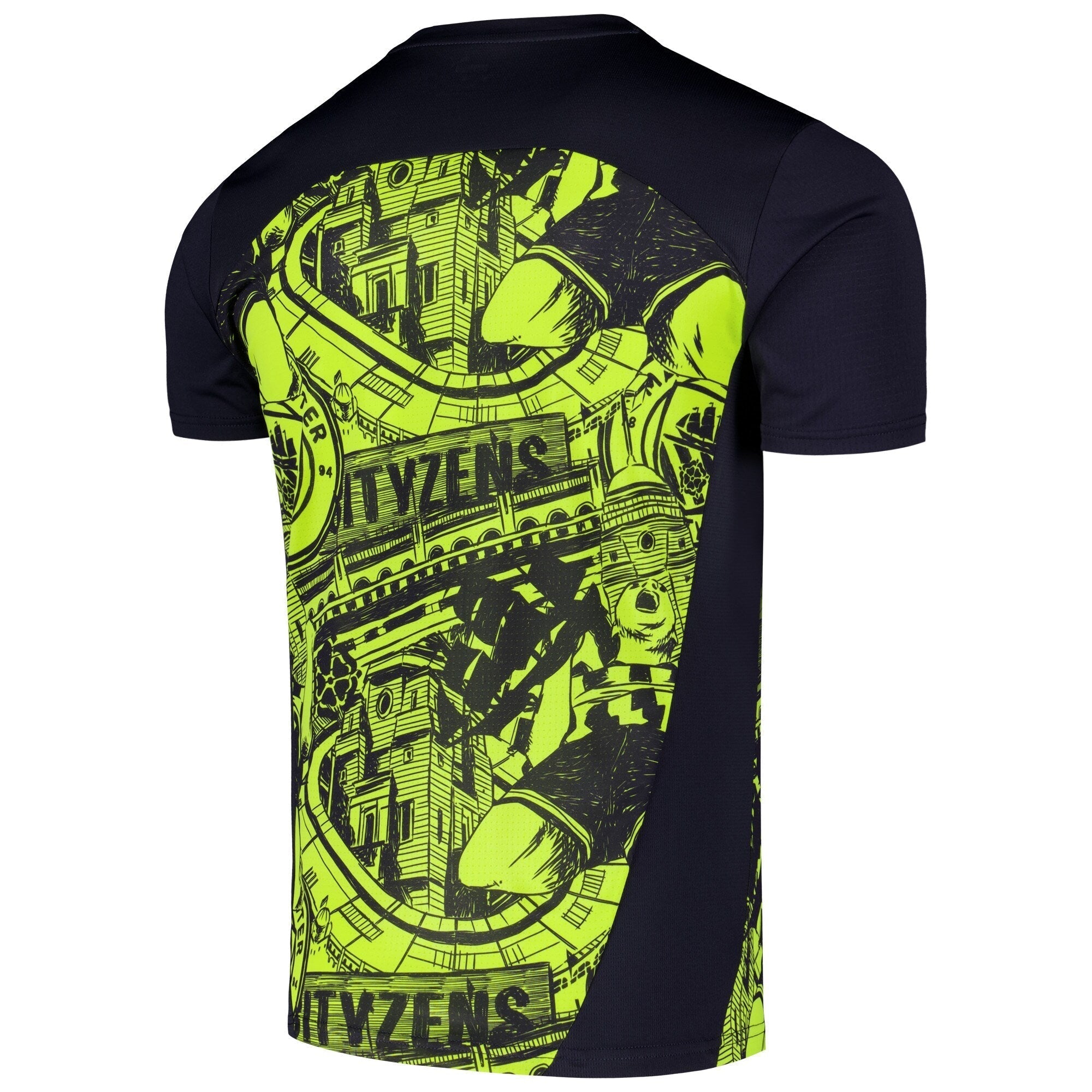 Manchester City 2024/25 Pre-Match Soccer Shirt - Black