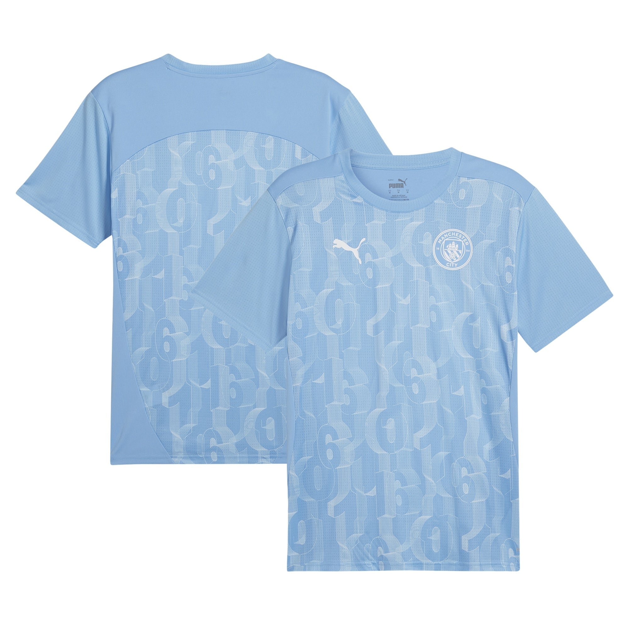 Manchester City 2024/25 Pre-Match Soccer Shirt - Light Blue