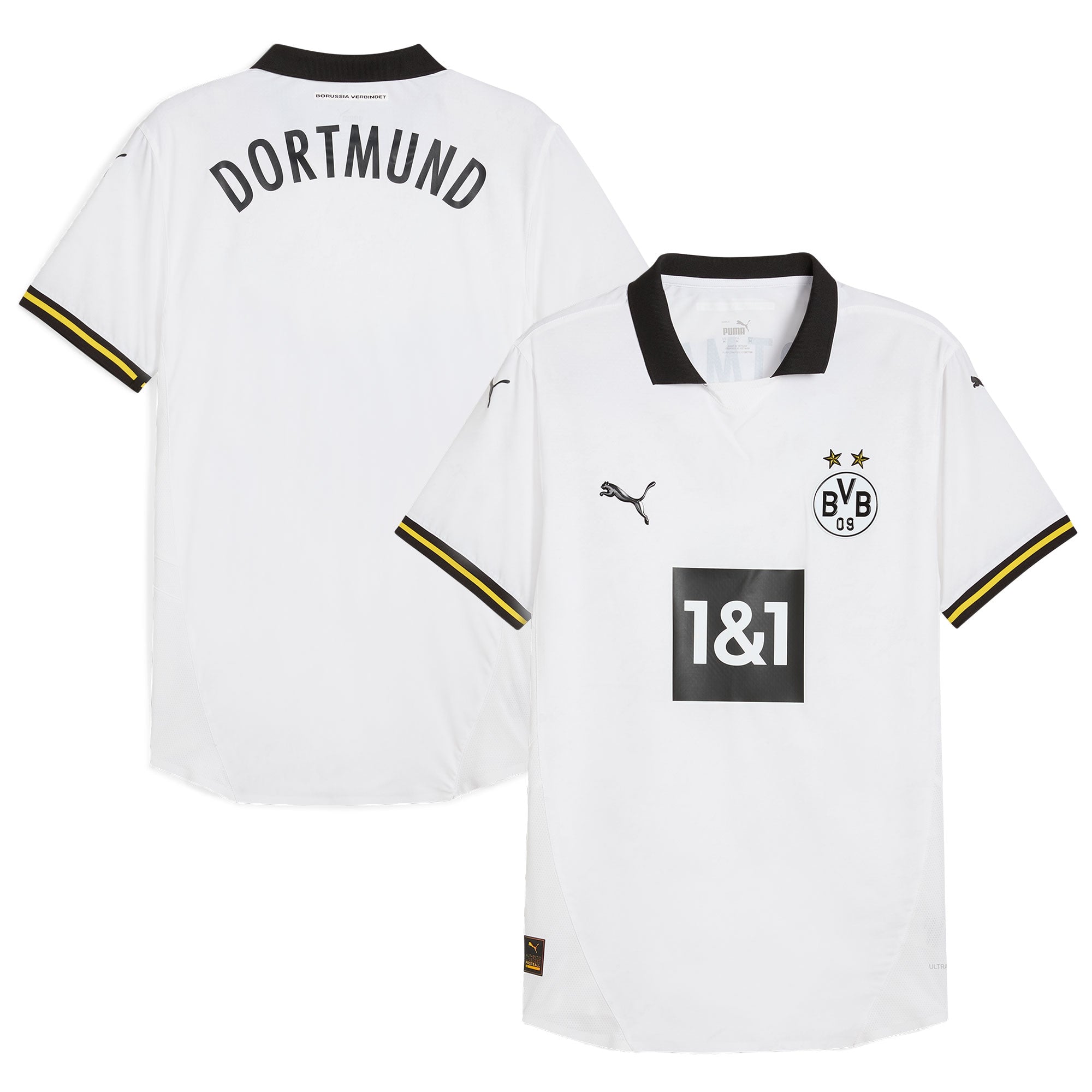 Borussia Dortmund 2024/25 Third Customized Soccer Shirt - White