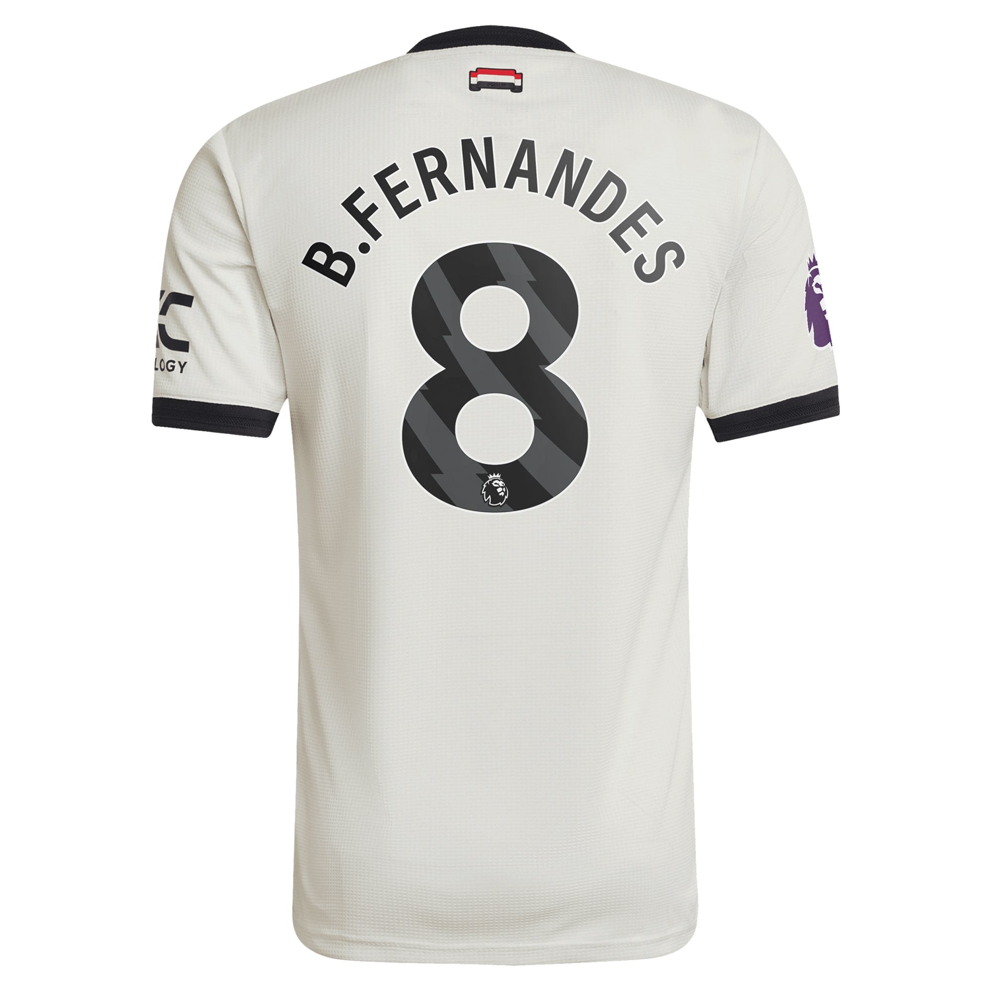 Bruno Fernandes Manchester United 2024/25 Third Soccer Shirt - Cream